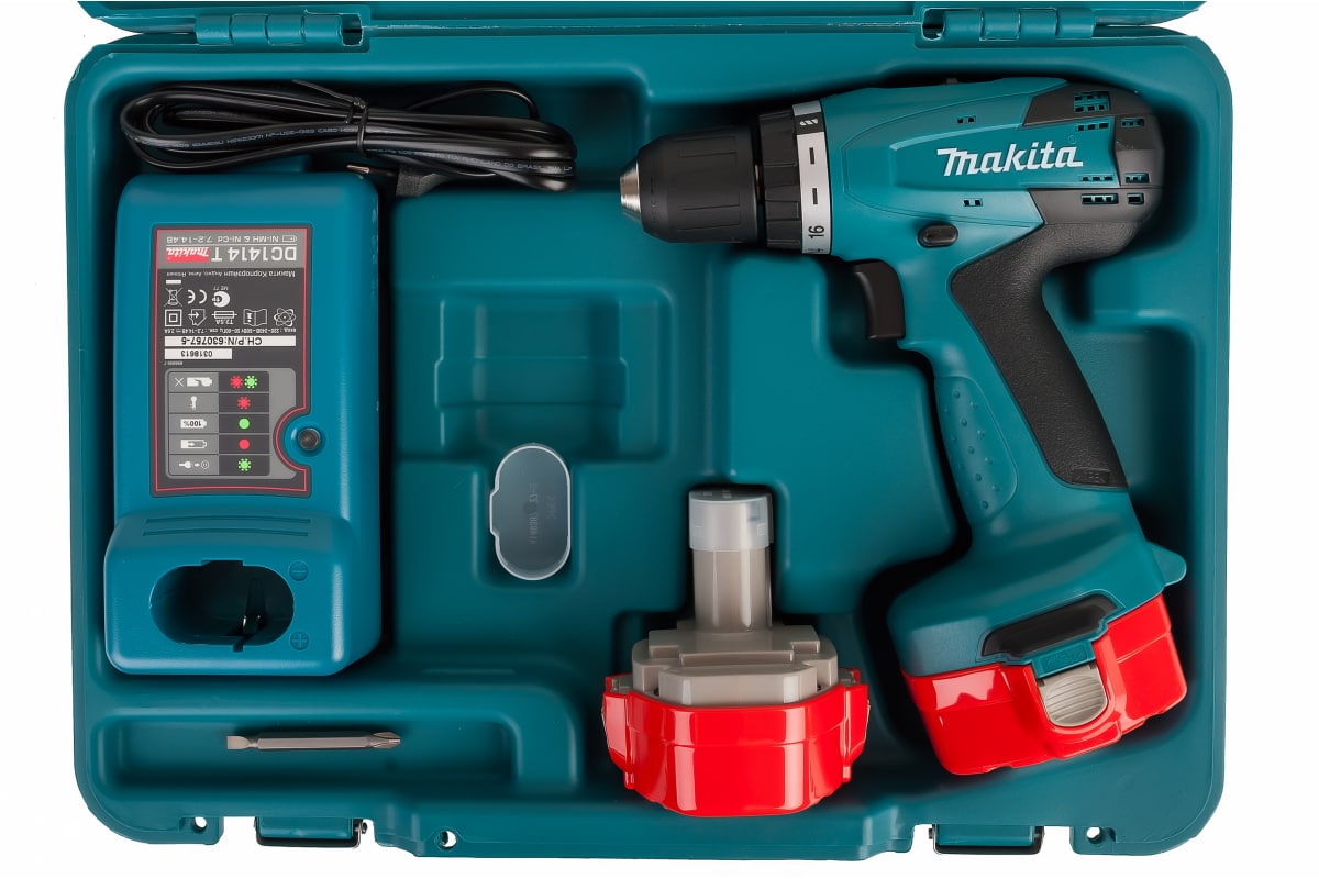 Аккумуляторная дрель-шуруповерт Makita 6281DWPE