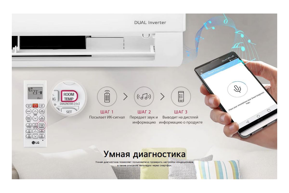 Сплит-система LG серия EVO MAX DC12RH.NSAR/DC12RH.UA3R комплект 64939671