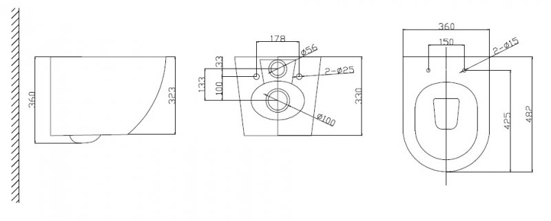 Подвесной унитаз BelBagno Uno BB3105CHR/SC/BB002-80/BB014-SR-BIANCO комплект 4в1