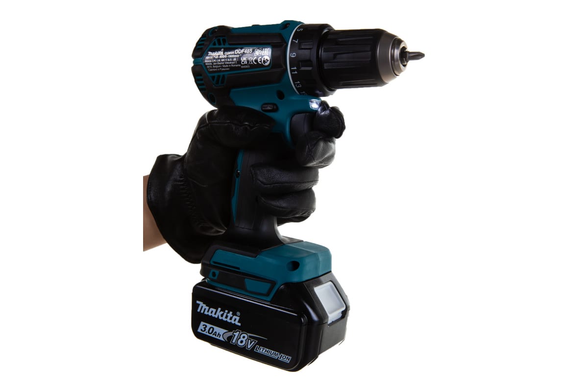 Аккумуляторная дрель-шуруповерт Makita LXT DDF485RF