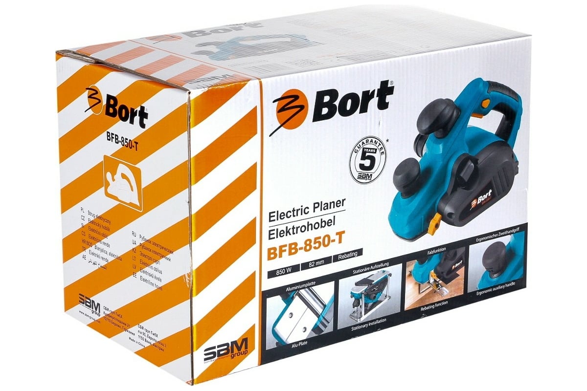 Электрический рубанок Bort BFB-850-T 98291469