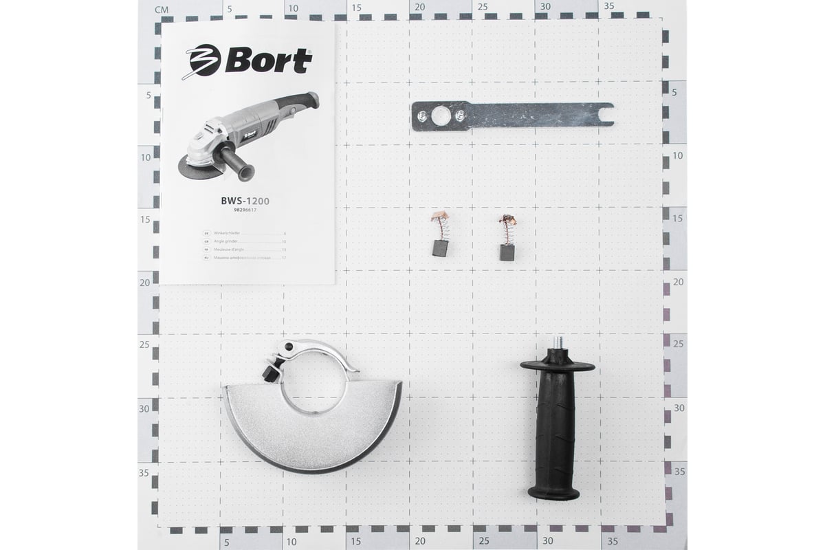 Шлифовальная угловая машина Bort BWS-1200 98296617