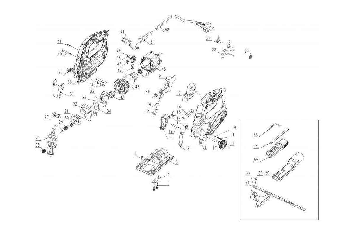 Электрический лобзик Kolner KJS 900VC 8031200234