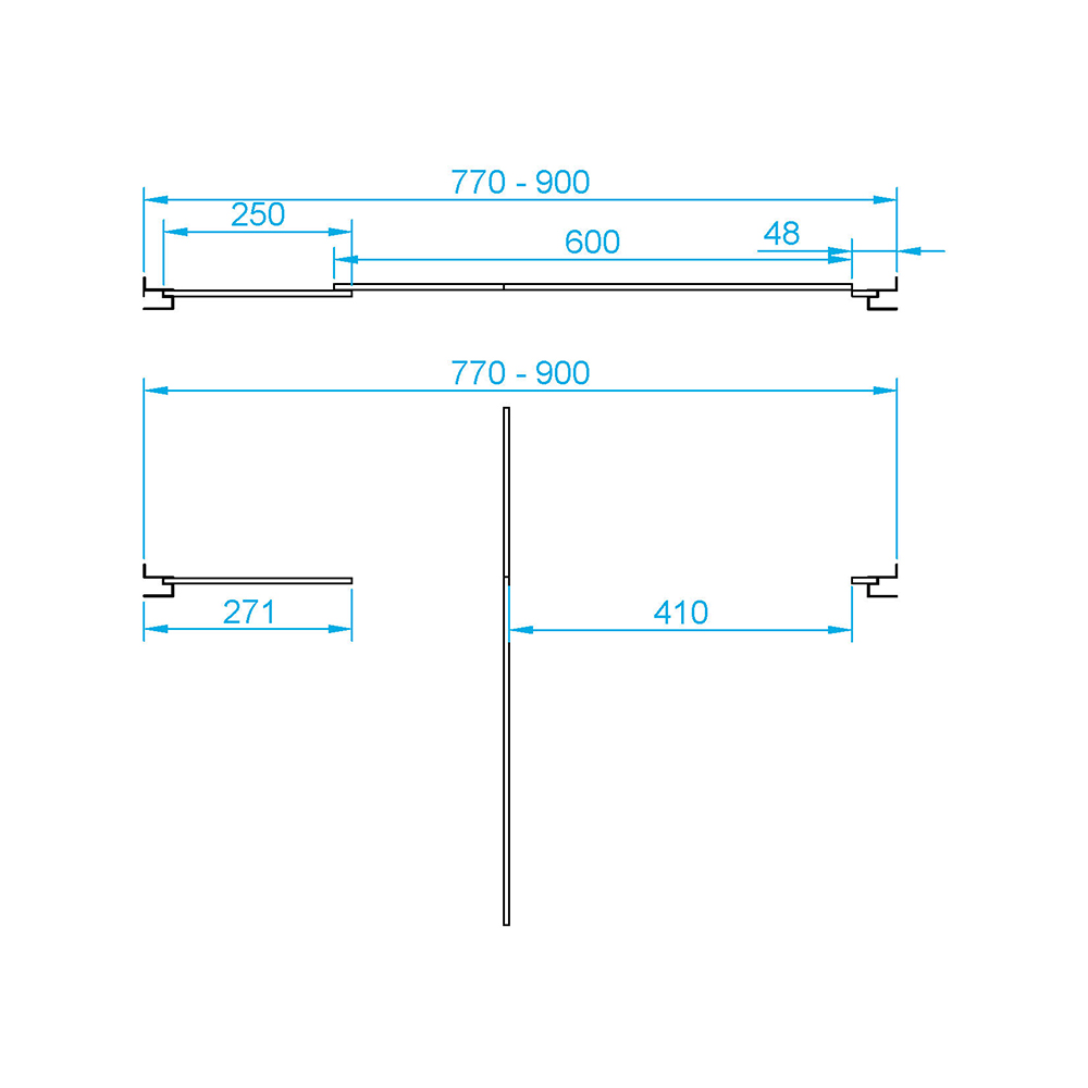 Душевая дверь RGW Passage PA-02 80x185 прозрачное