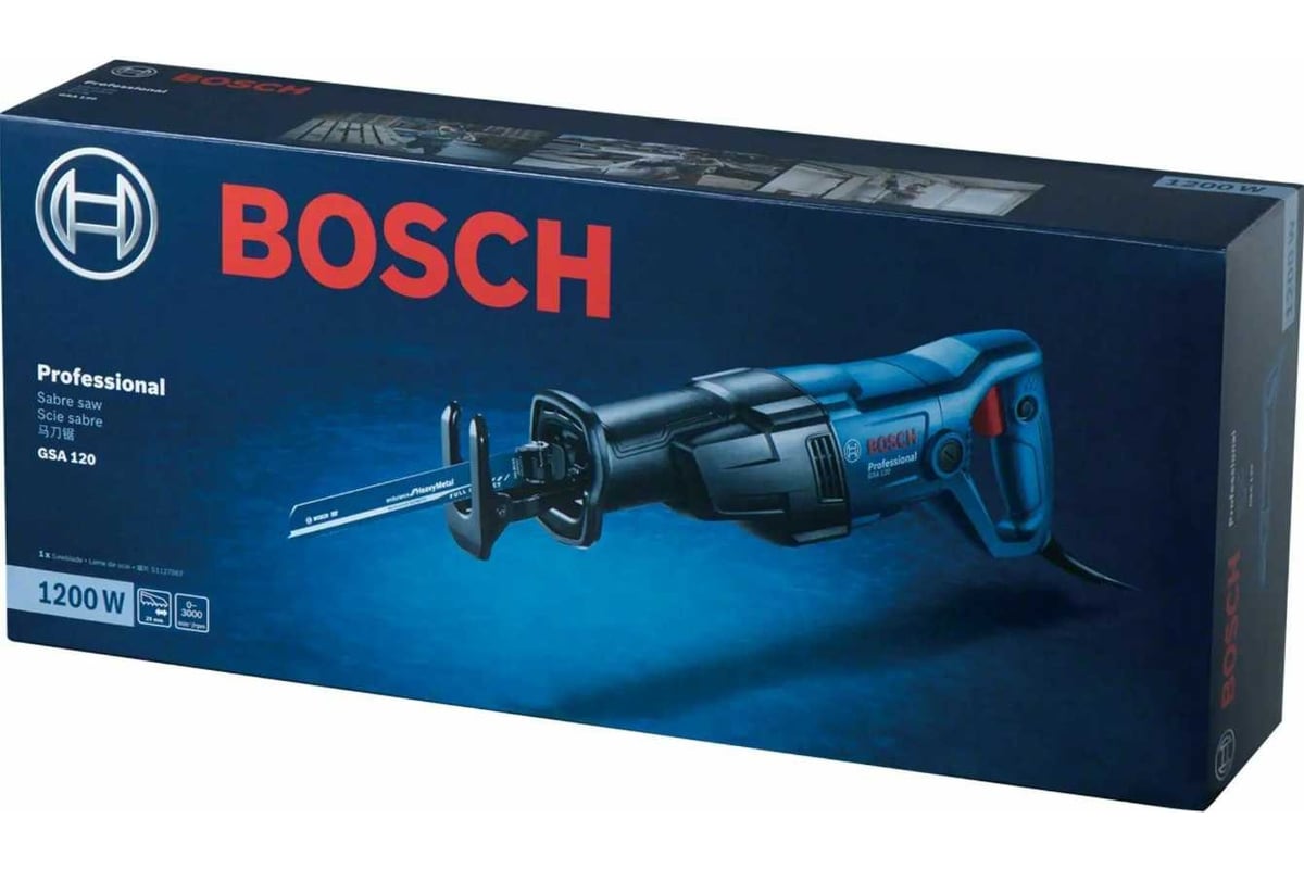 Сабельная пила Bosch GSA 120 06016B1020