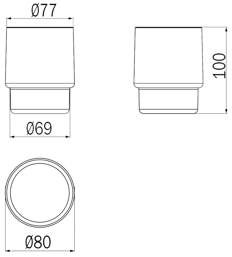 Стакан Inda Mito R00100007