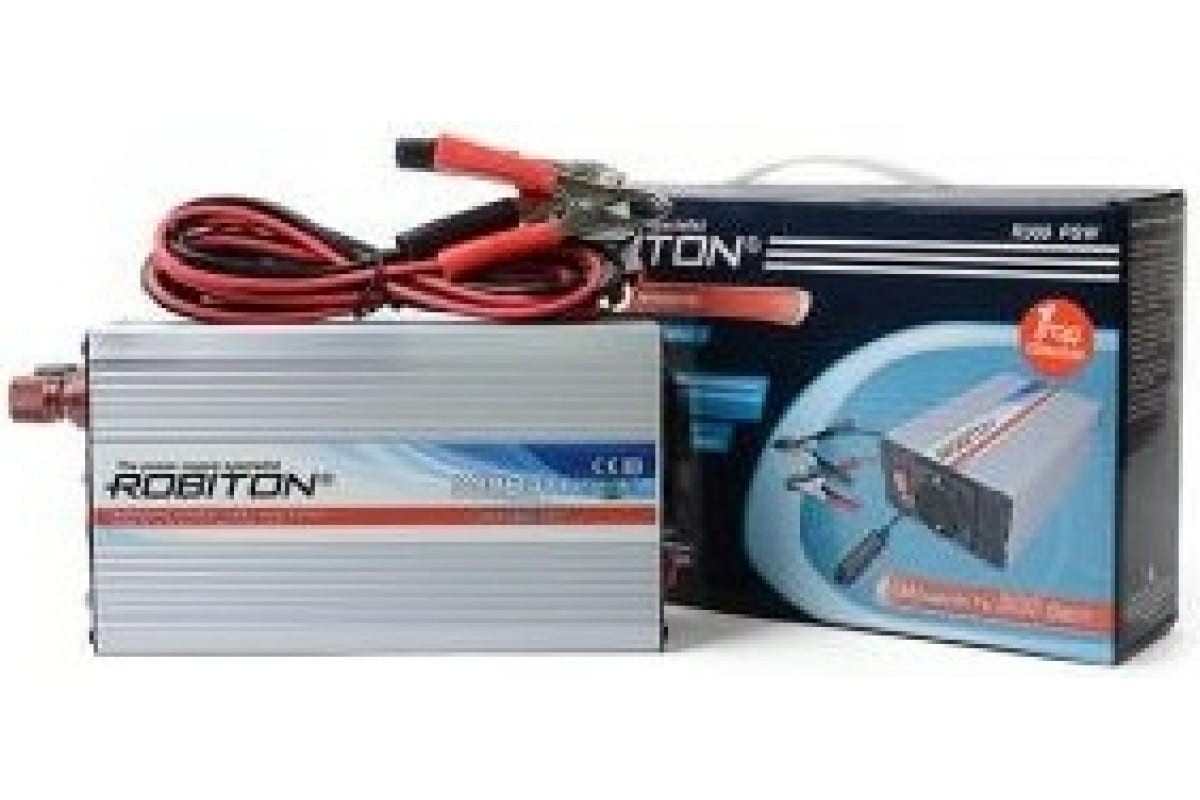 Инвертор PSW 300W с чистой синусоидой Robiton R300 BL1 13320