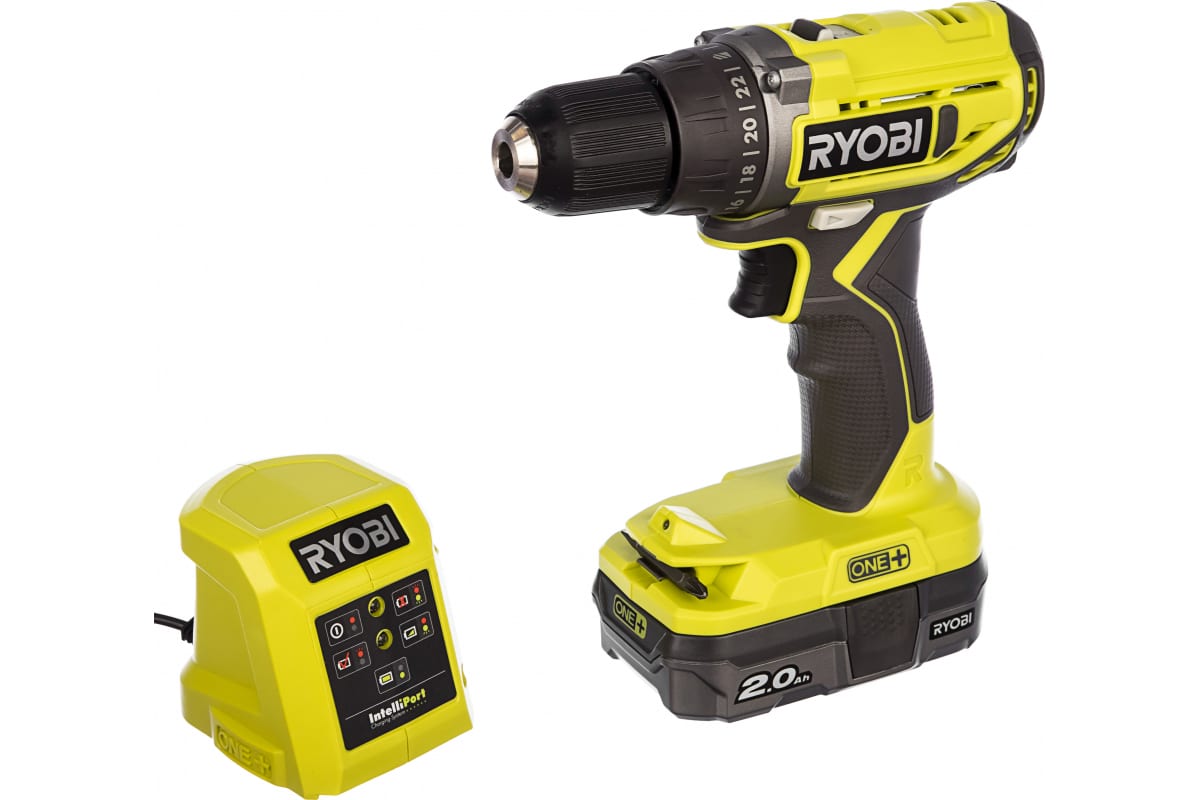 Дрель-шуруповерт Ryobi ONE+ R18DD2-120G 5133004419