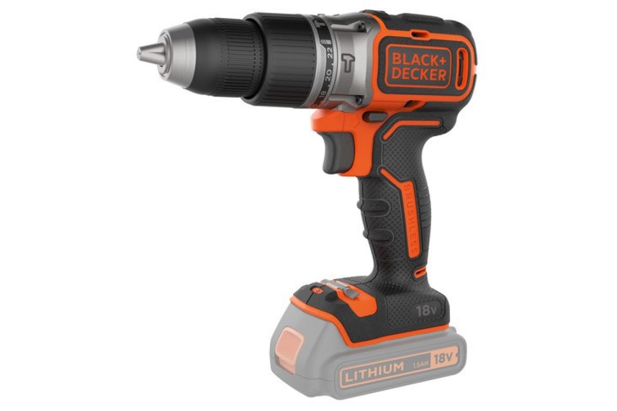 Аккумуляторная ударная дрель-шуруповерт Black&Decker BL188N