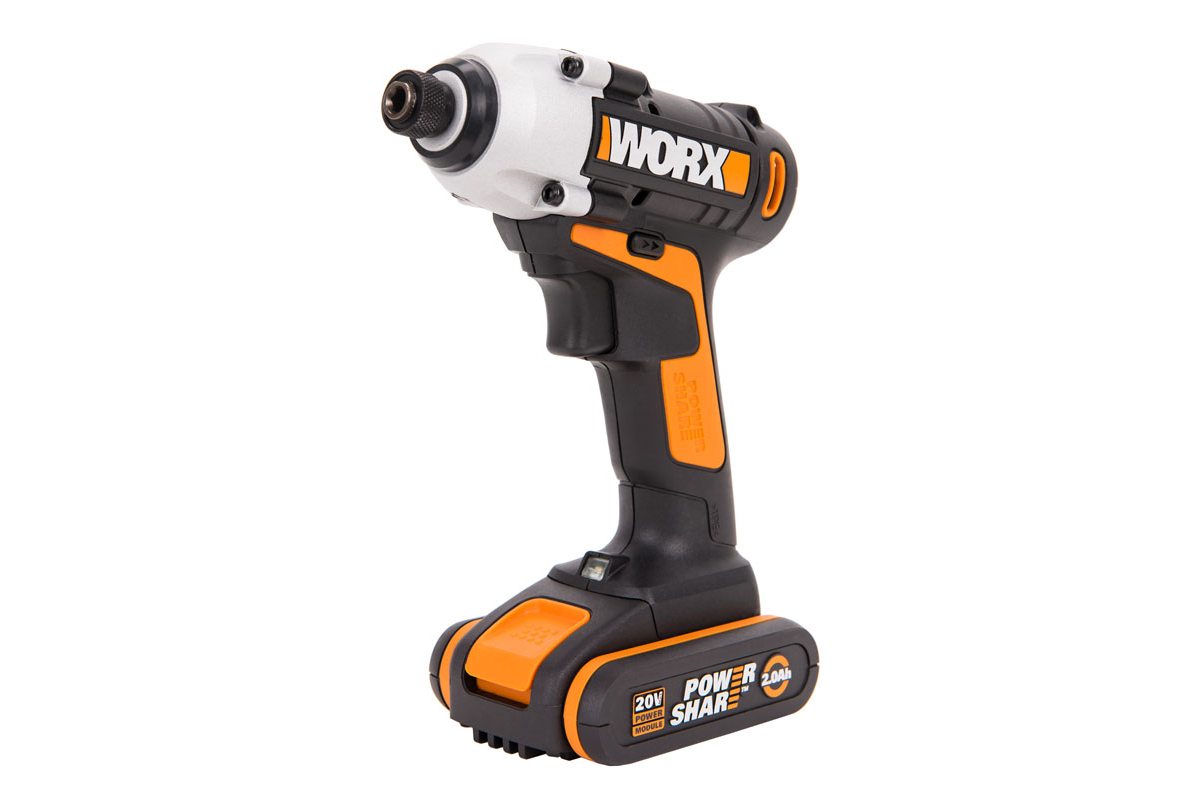 Аккумуляторный винтоверт Worx Impact 20 В, 1x2 Ач, кейс WX290.1