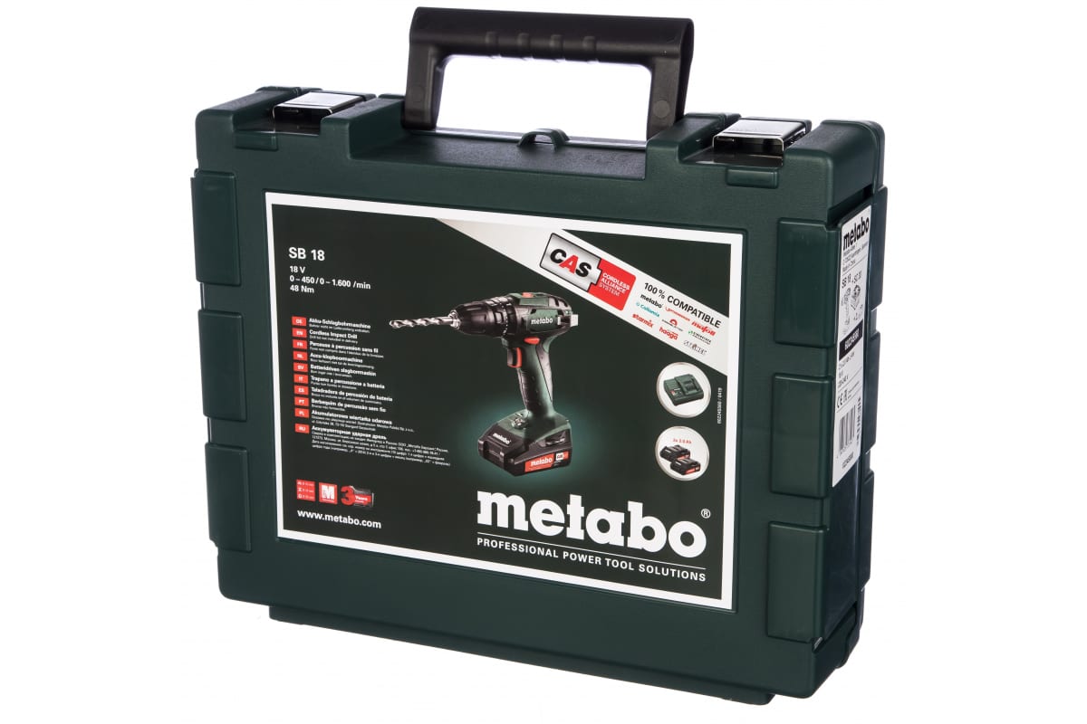 Аккумуляторный ударный винтоверт Metabo SB 18 602245560