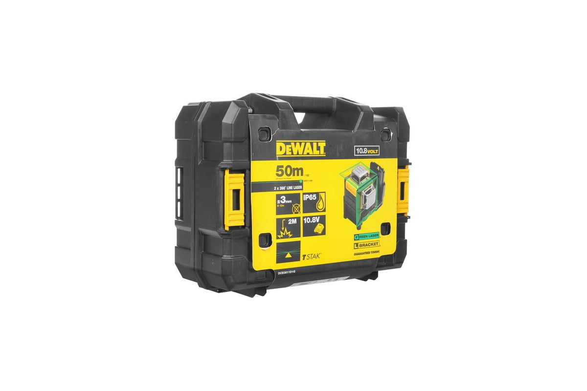 Лазерный уровень с зеленым лучом DeWalt DCE0811D1G