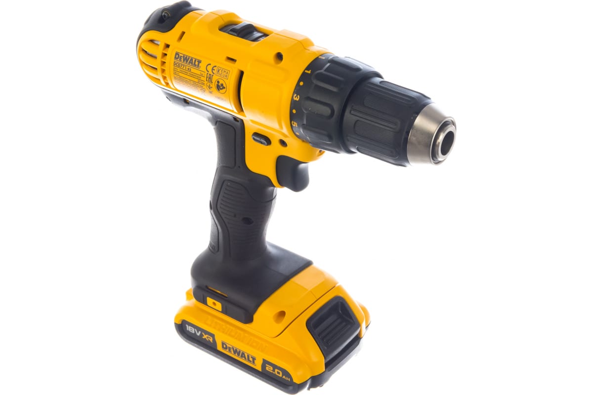 Дрель-шуруповерт DeWalt 2.0 Ач DCD771D2