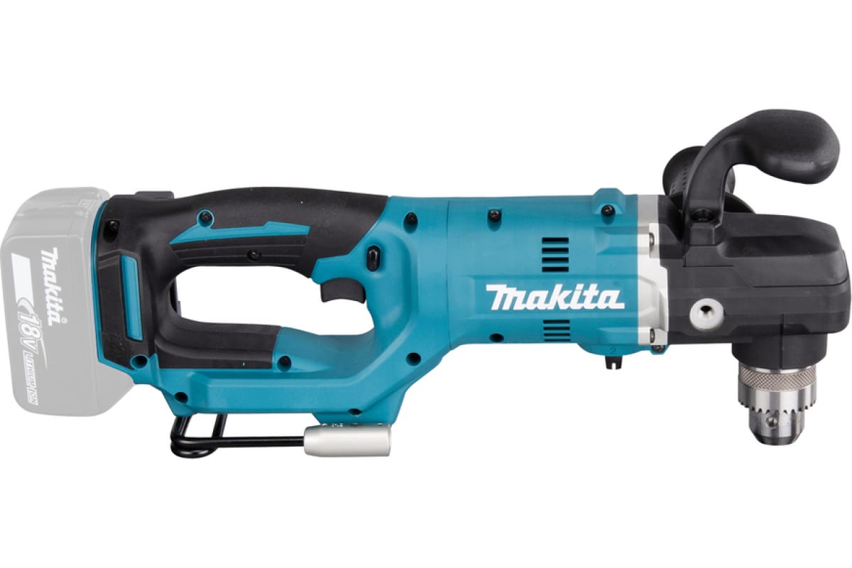 Аккумуляторная угловая дрель Makita DDA450ZK