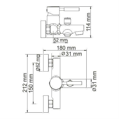 Смеситель для ванны WasserKRAFT Main 4101