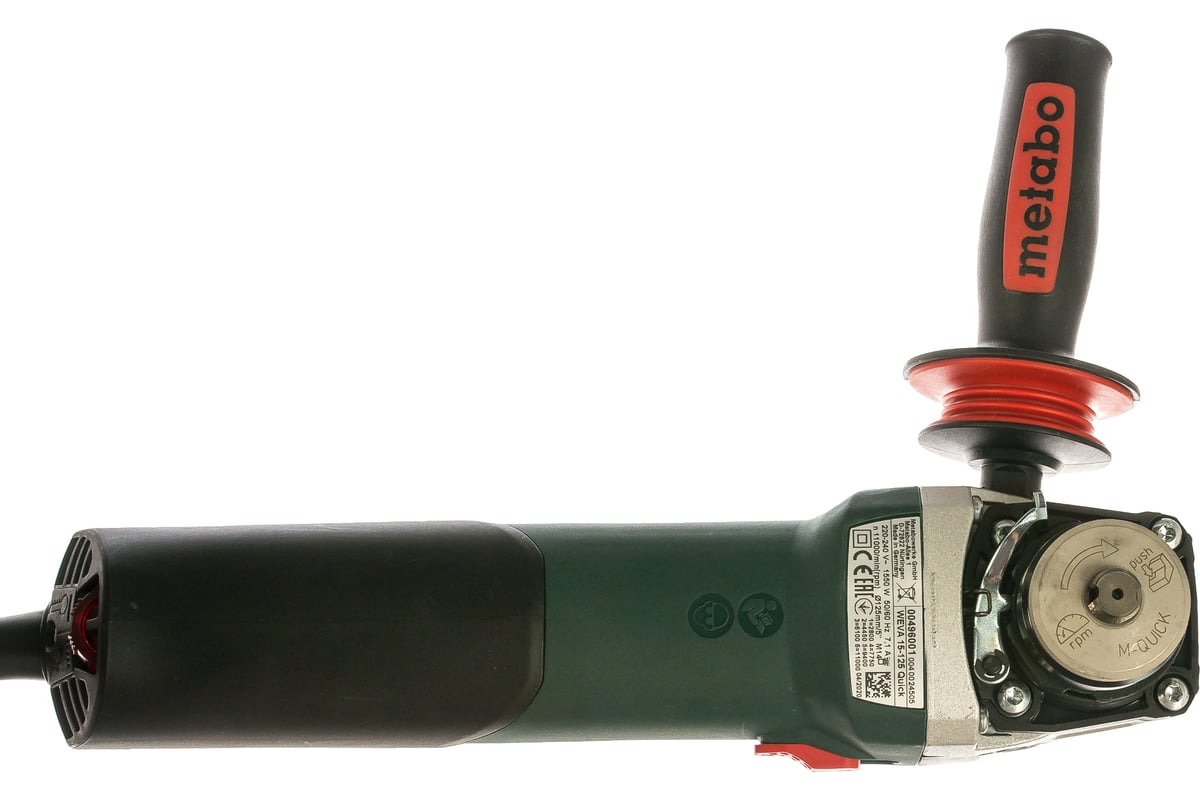 Угловая шлифмашина Metabo WEVA 15-125 Quick 600496000