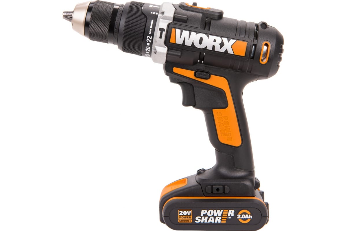 Аккумуляторная ударная дрель-шуруповерт Worx WX372