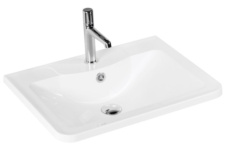 Мебель для ванной BelBagno Acqua 70 см подвесная, Bianco Lucido