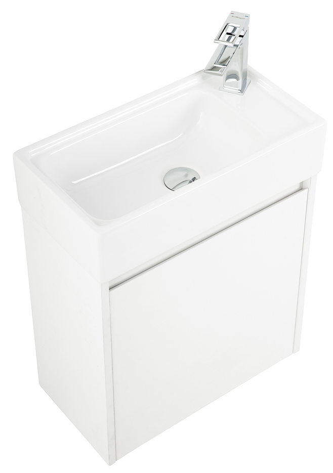 Мебель для ванной BelBagno Kraft Mini 50 см Bianco Opaco, L