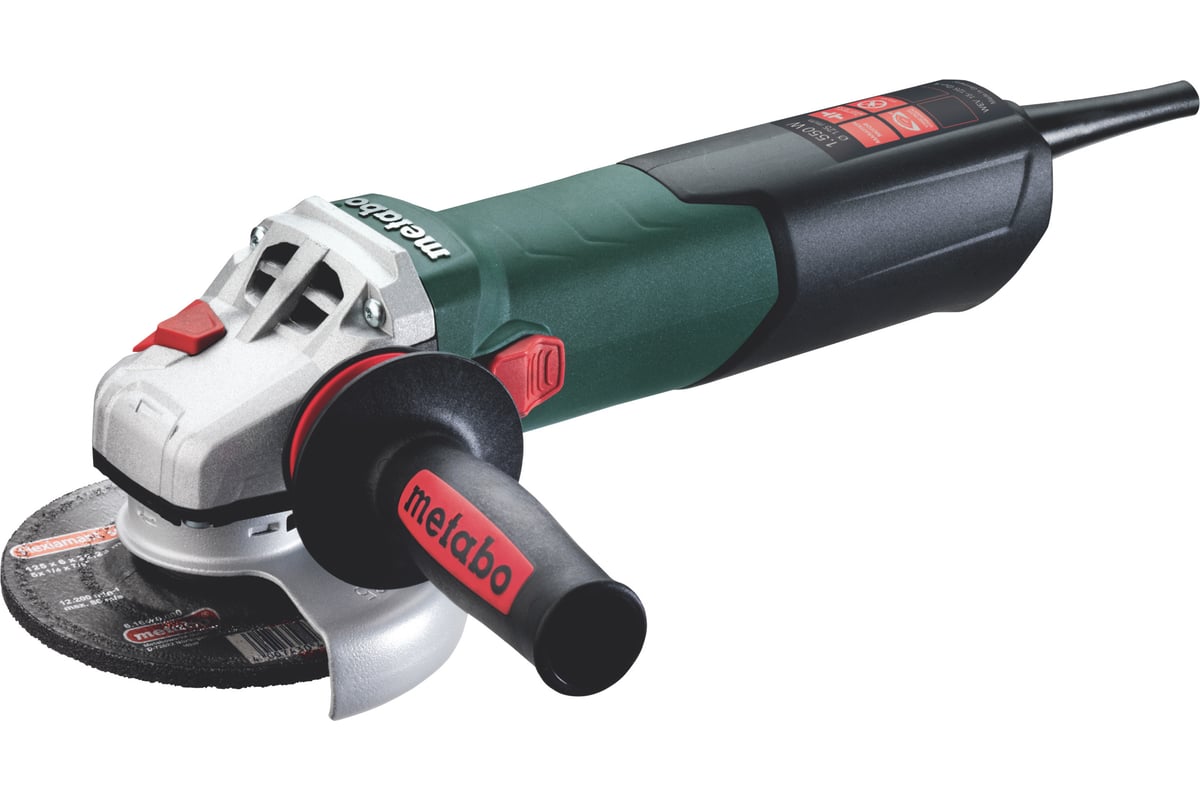 Угловая шлифмашина Metabo WEV 15-125 Quick 600468500