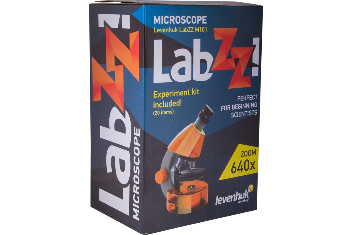 Микроскоп Levenhuk LabZZ M101 Orange/Апельсин 69730