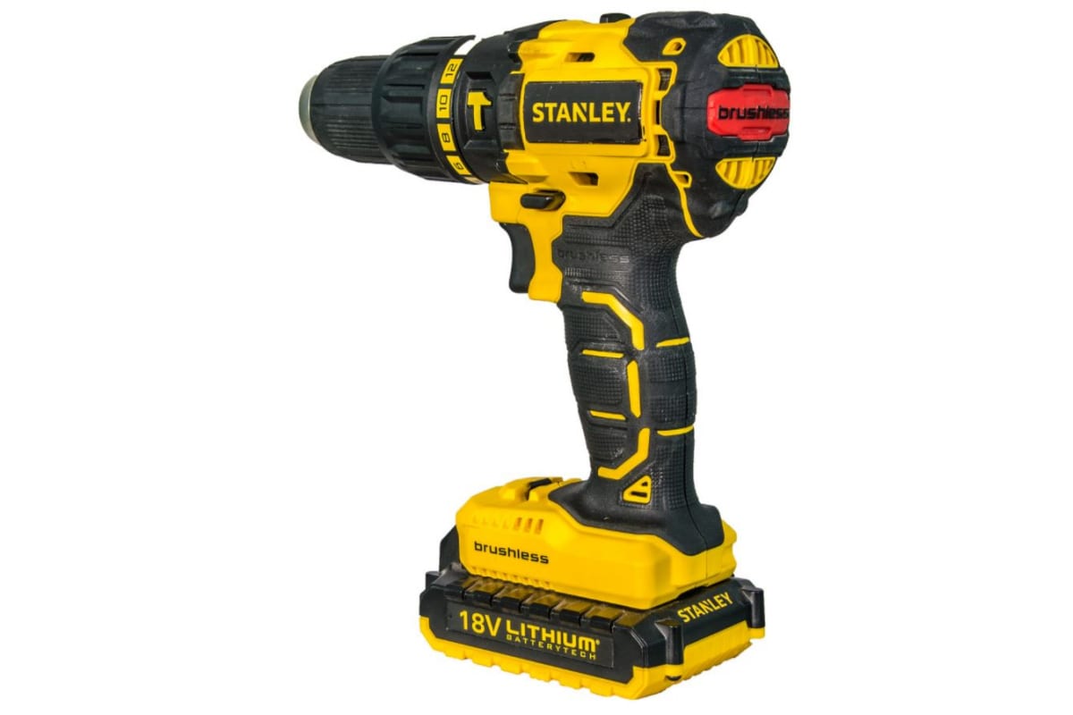 Бесщеточная ударная дрель-шуруповерт Stanley SBH20S2K