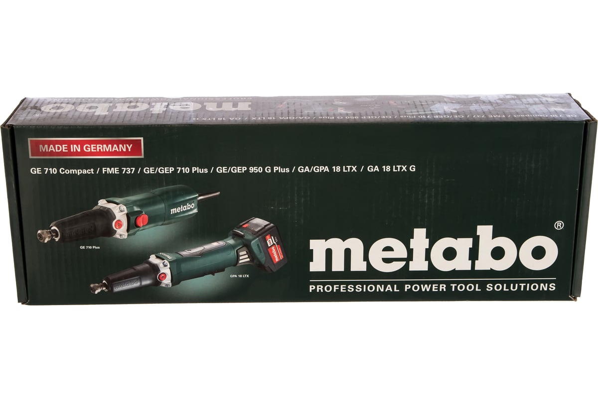 Прямошлифовальная машина Metabo GE 710 Compact 600615000