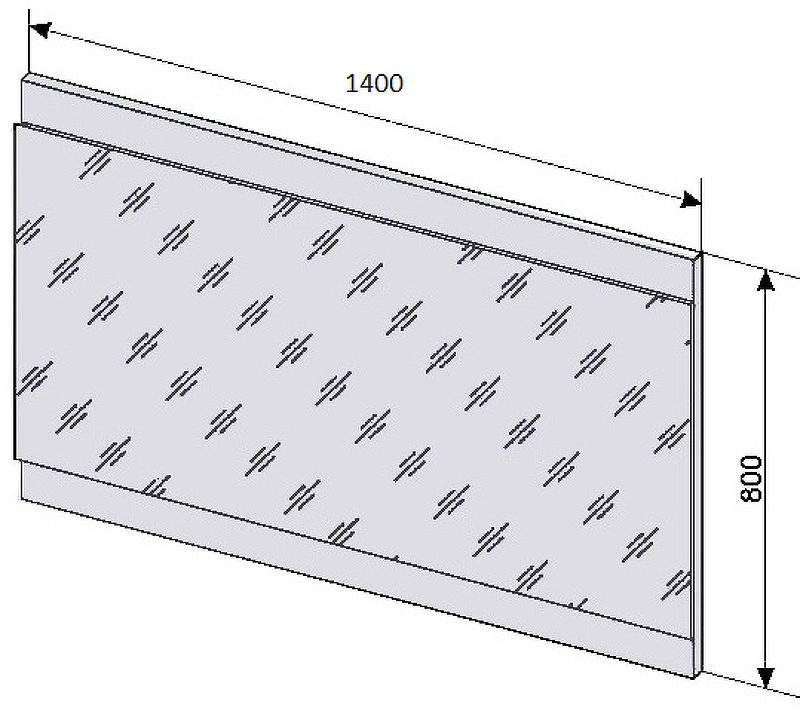 Зеркало Style Line Даллас Люкс 140 см, белый СС-00002356