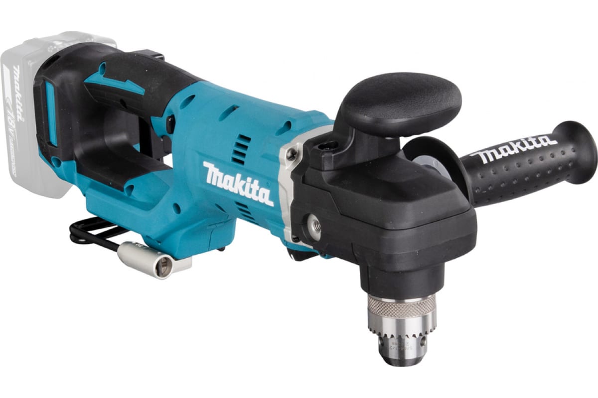 Аккумуляторная угловая дрель Makita DDA450ZK