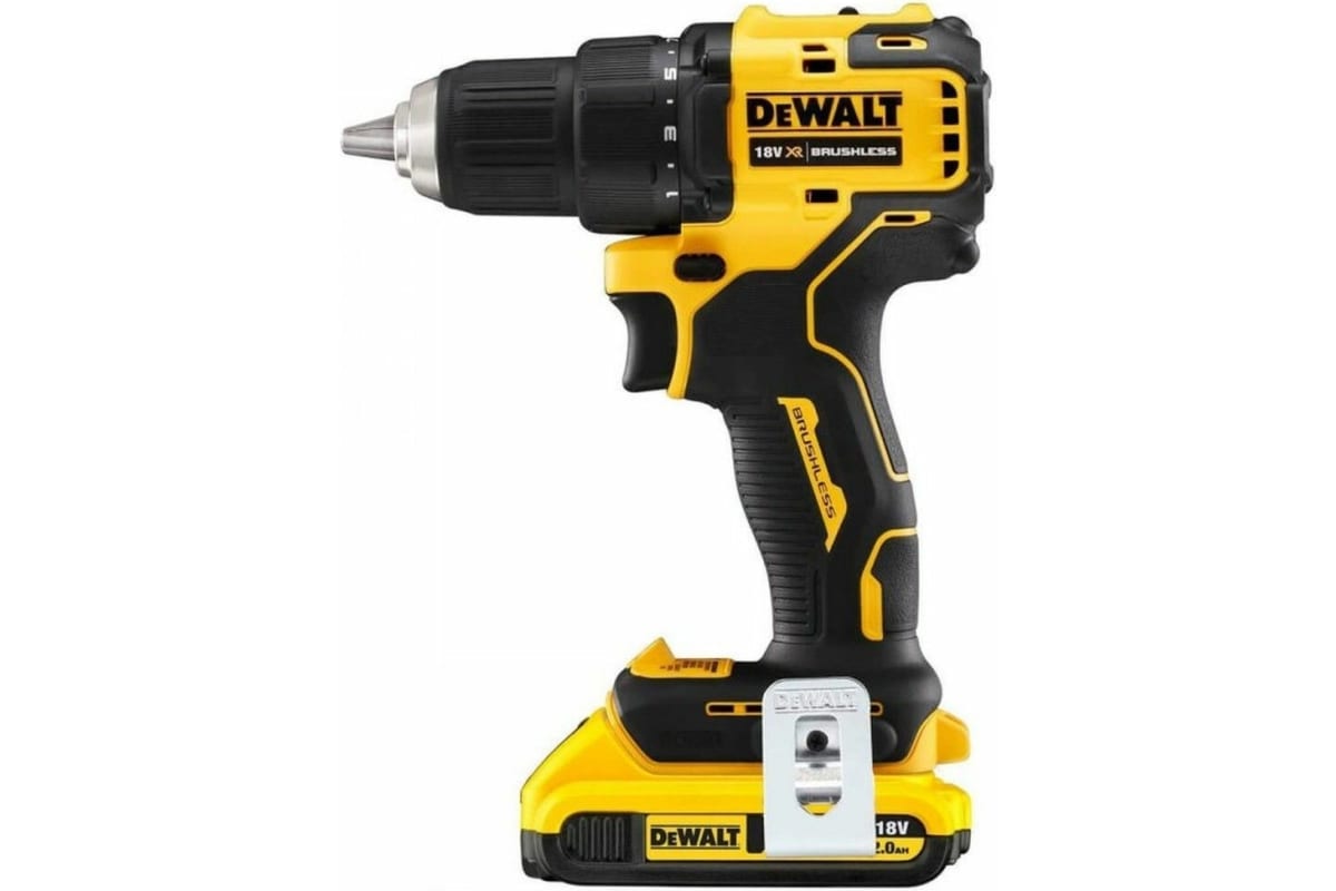 Ультра компактная дрель-шуруповерт DeWalt 18В, 4Ач DCD708M