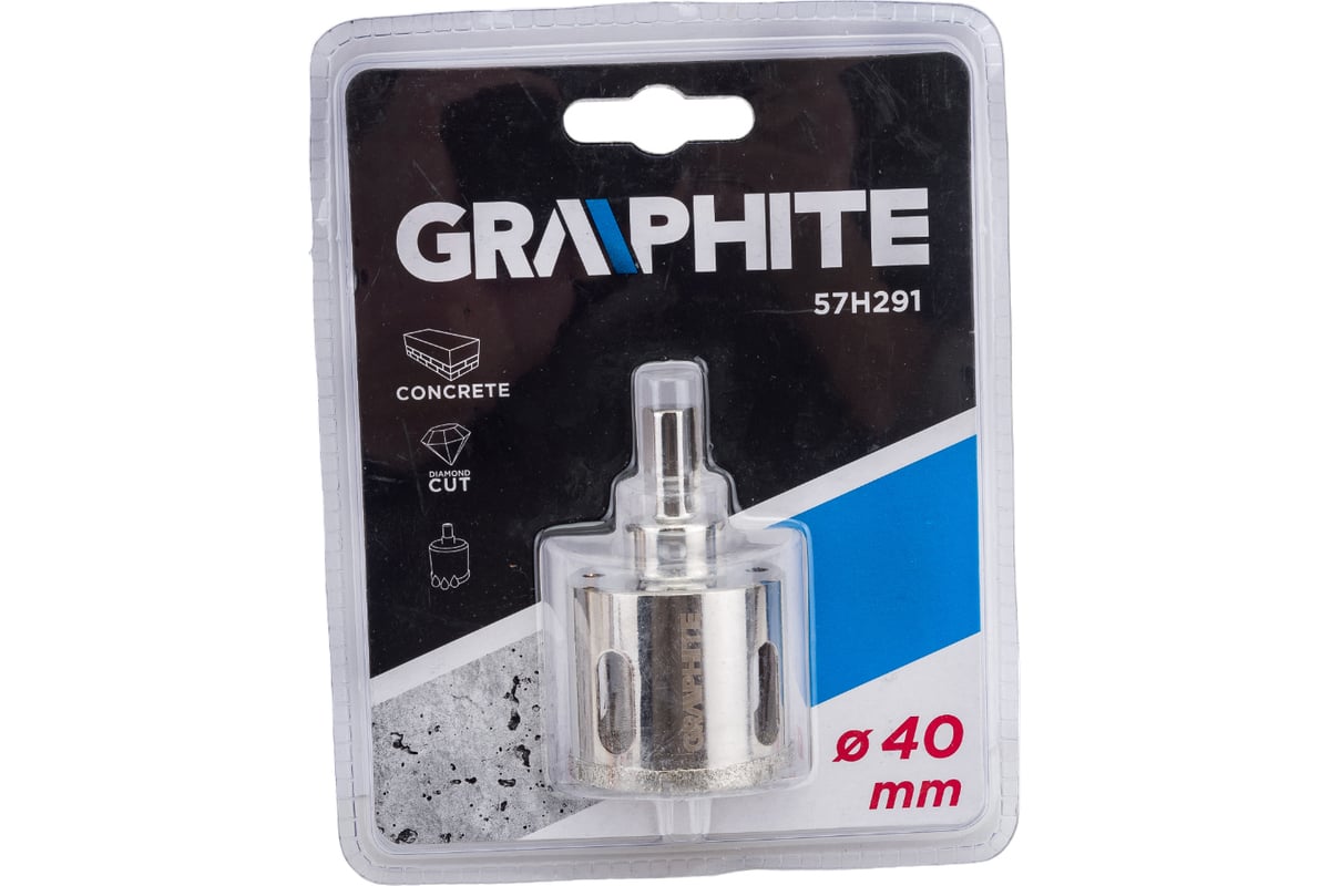 Сверло по керамической плитке 40 мм Graphite 57H291