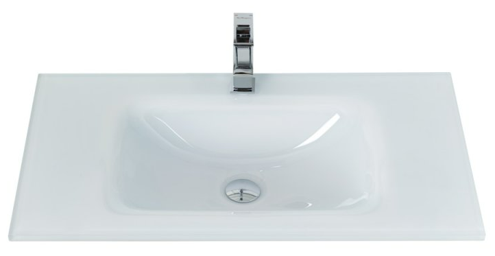 Тумба с раковиной BelBagno Etna 100x45x60 см Bianco Lucido