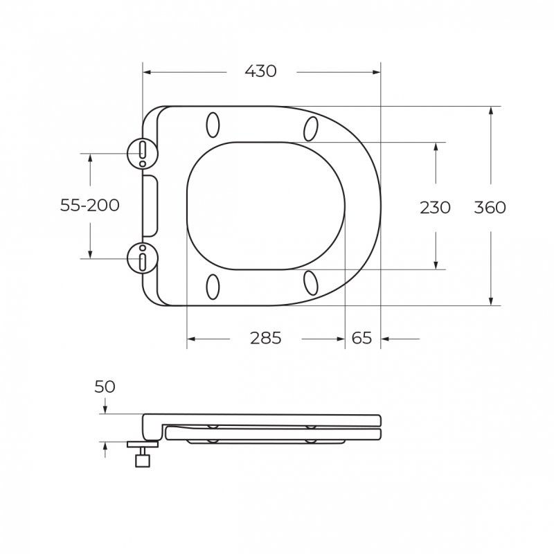 Подвесной унитаз BelBagno Uno-Tor BB5177CH-TOR/SC/BB026/BB082BL комплект 3 в 1