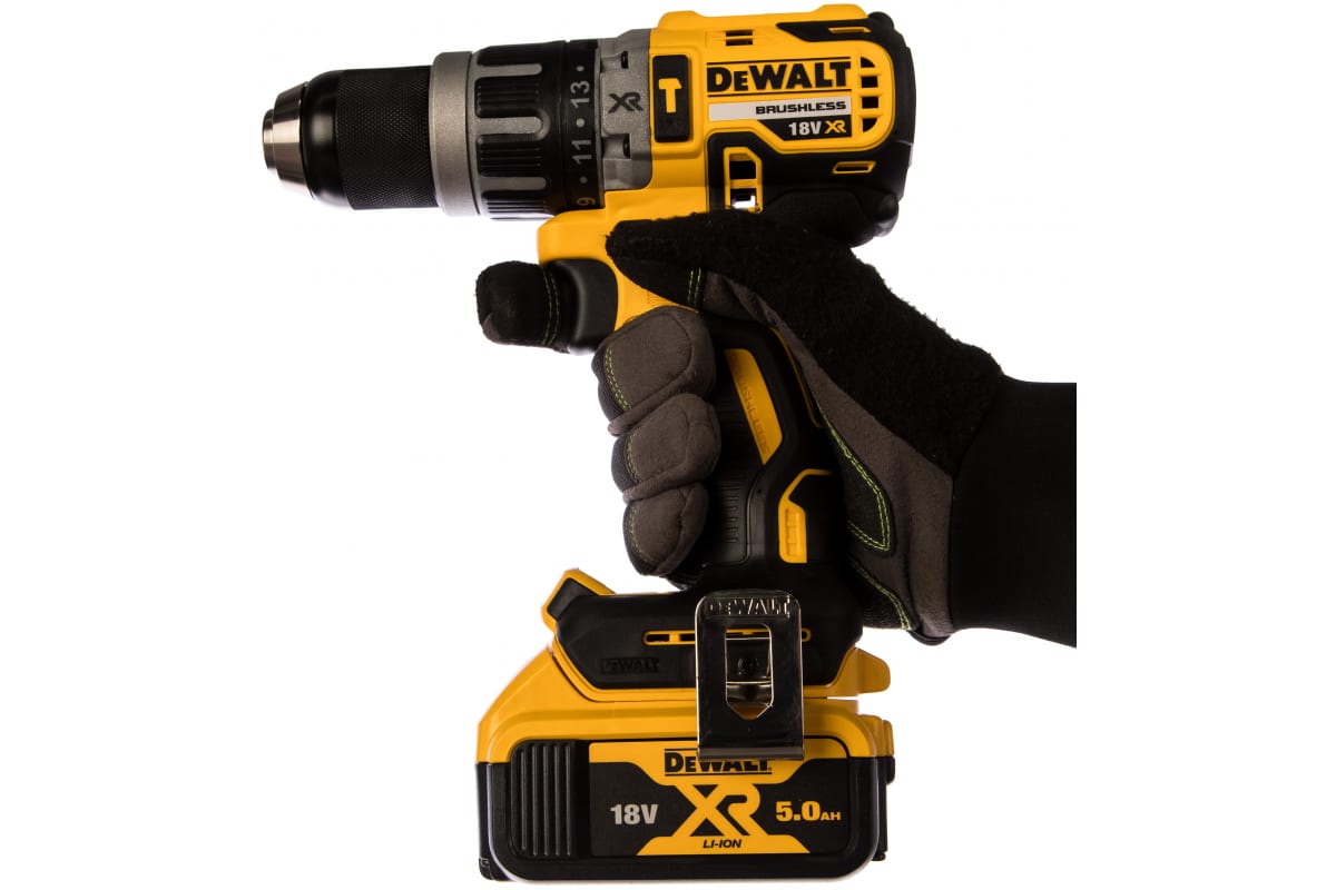 Бесщеточная ударная дрель-шуруповерт DeWalt DCD796P2