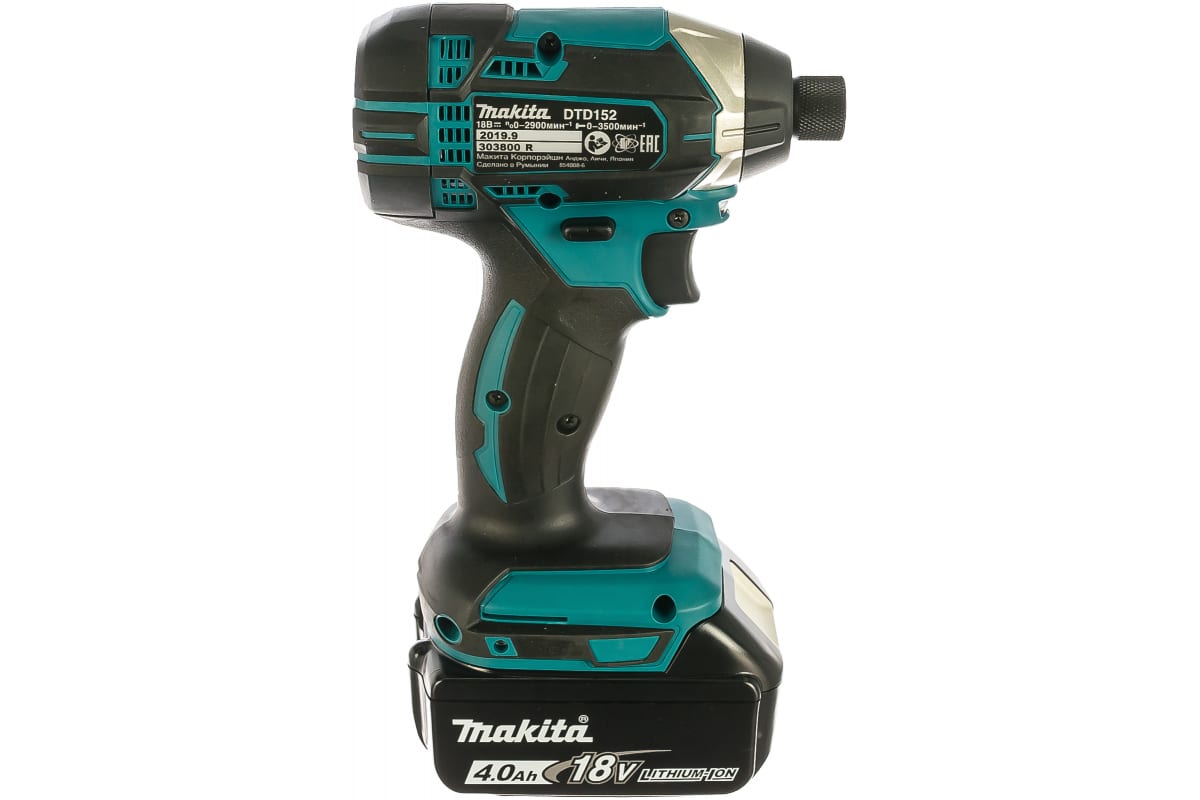 Аккумуляторный ударный шуруповерт Makita DTD152RME