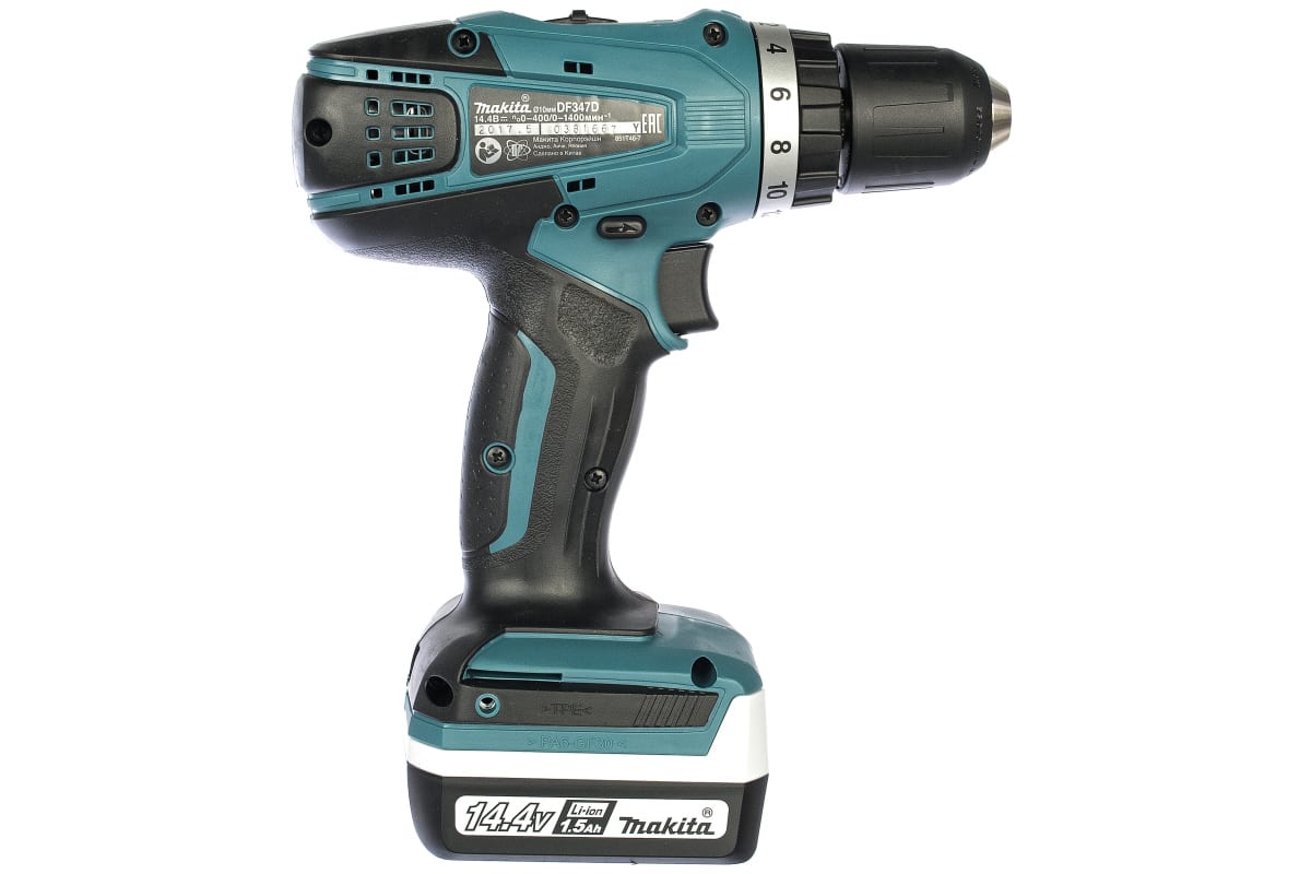 Аккумуляторная дрель-шуруповерт Makita DF347DWEX8