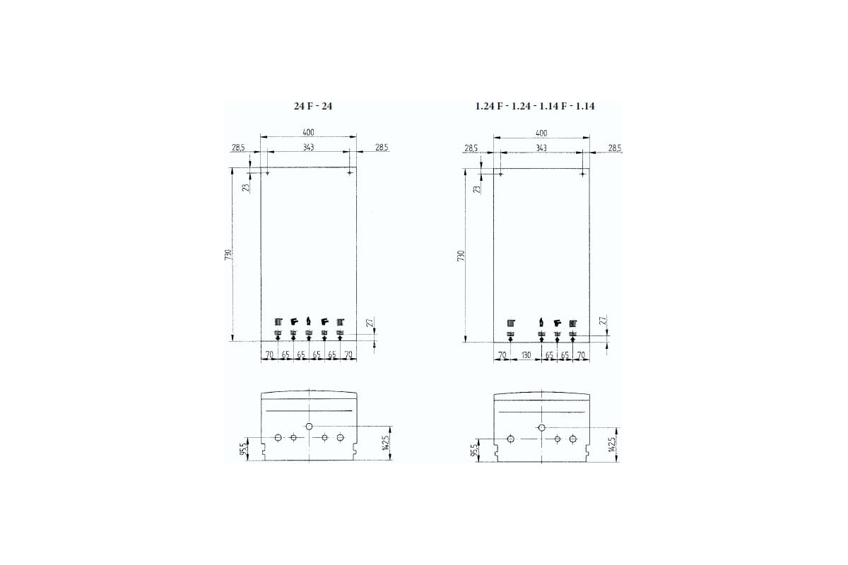 Газовый настенный котел Baxi ECO Four 24 CSE46224354-