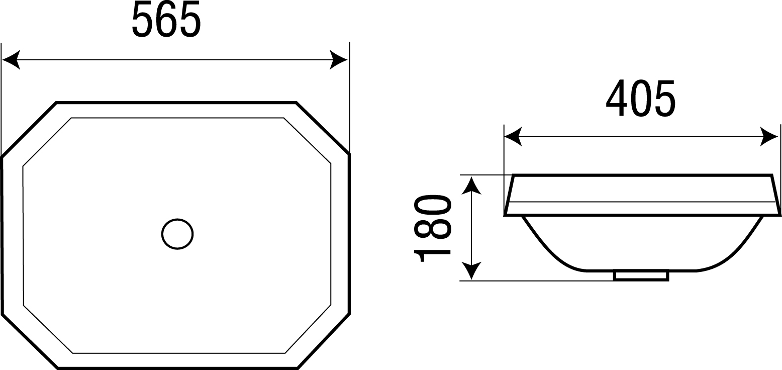 Раковина WeltWasser DEILBACH 6046 56.5 см, 10000003891 белый глянец