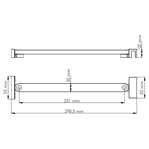 Фиксатор WasserKRAFT D392 для шторки