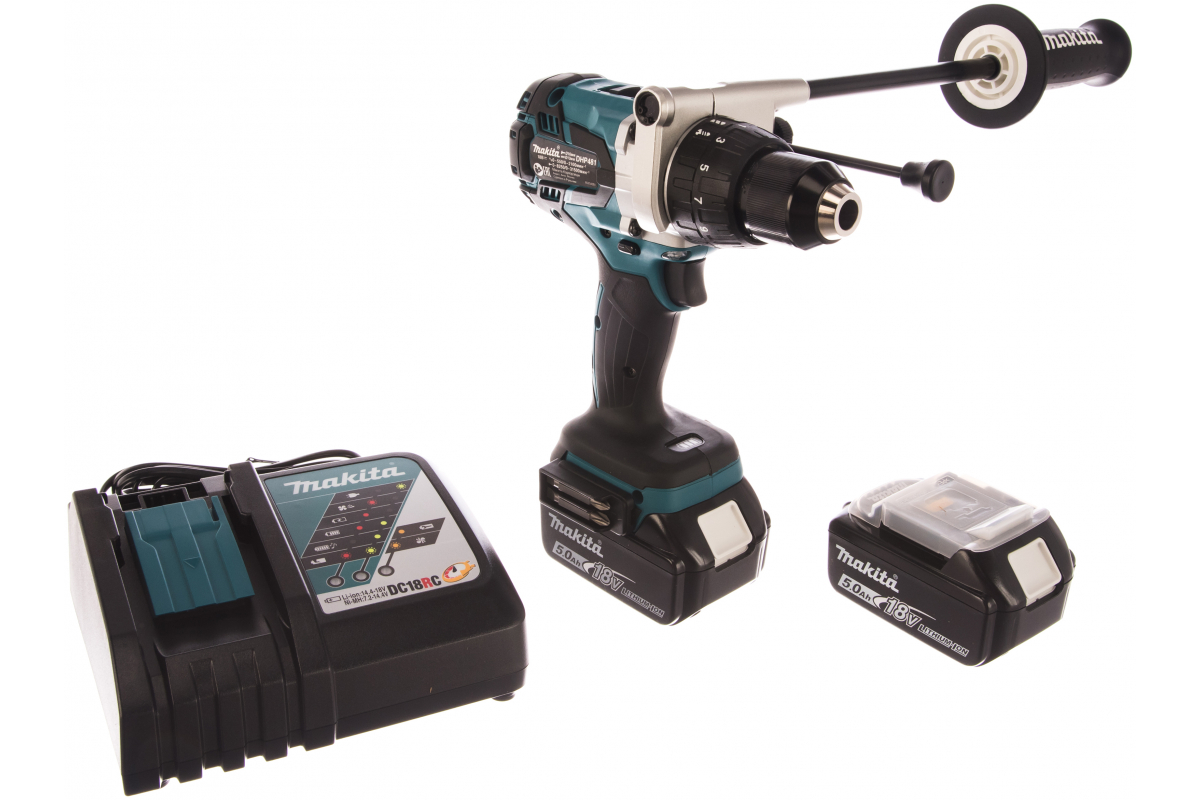 Аккумуляторная ударная дрель Makita DHP481RTE