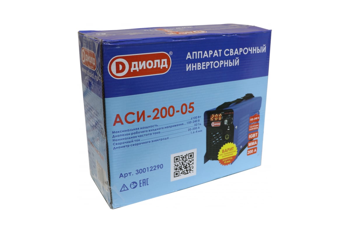 Сварочный инверторный аппарат Диолд 200-05 30012290