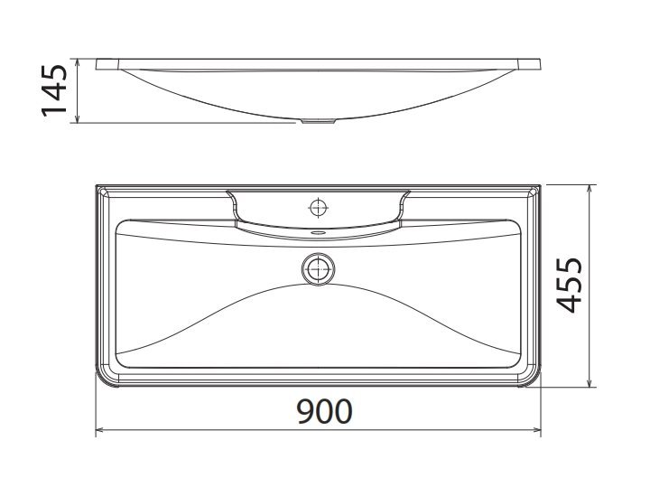 Тумба с раковиной BelBagno Acqua 90 см напольная Pino Scania