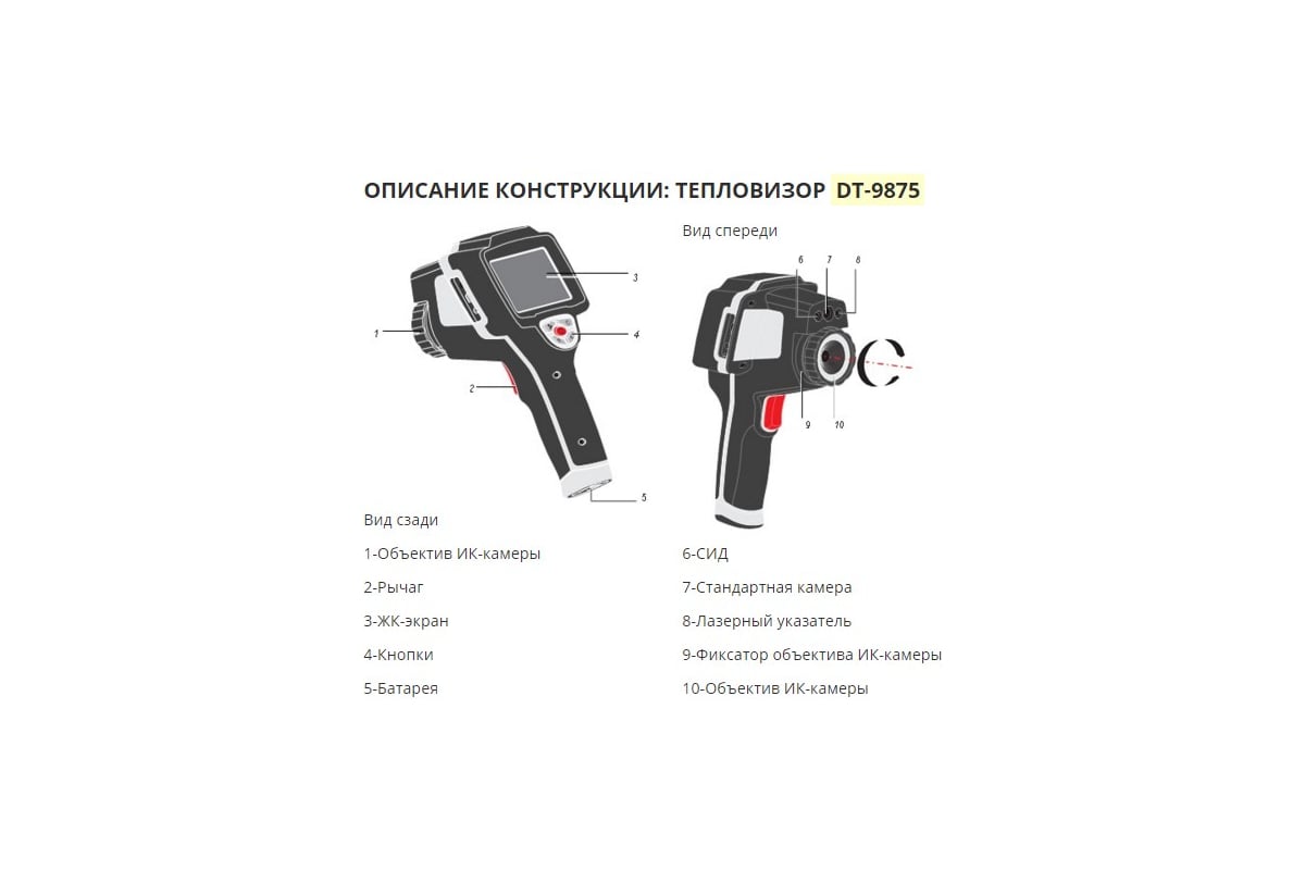 Тепловизор CEM DT-9875 481714