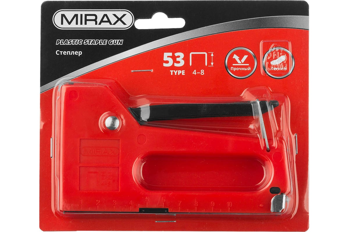 Пластиковый степлер MIRAX PL-53 тип 53, 3142