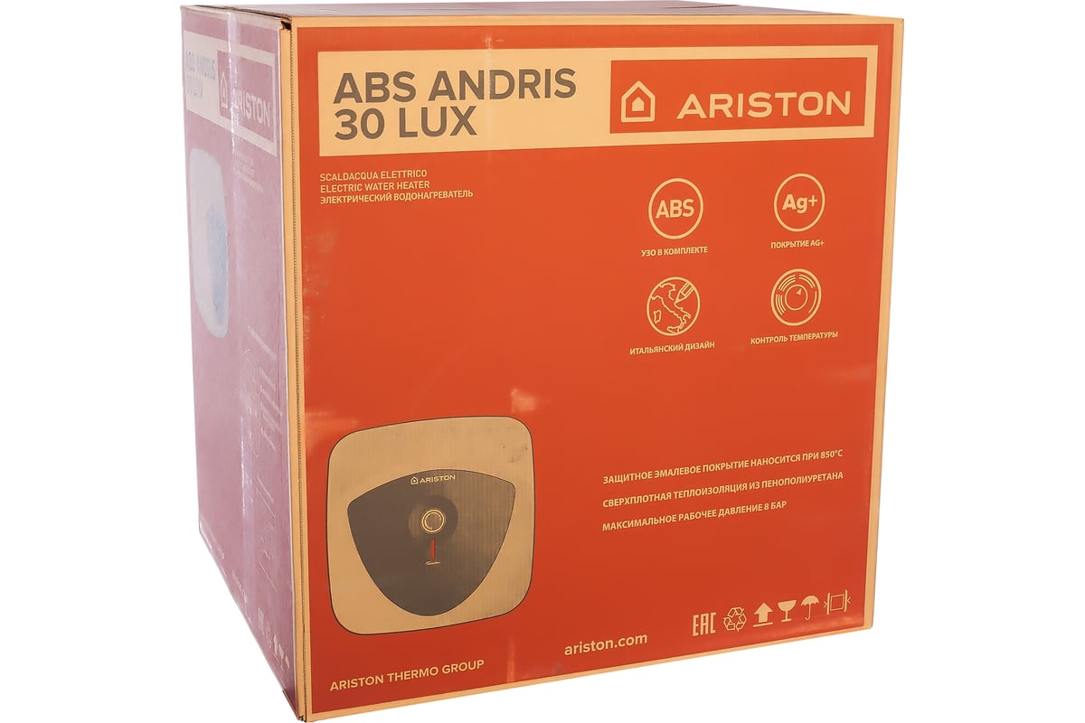 Электрический накопительный водонагреватель Ariston ABS ANDRIS LUX 30