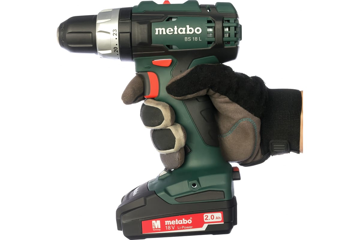 Аккумуляторная дрель Metabo BS 18 L 50 Нм, 2x2 Ач, кейс 602321500