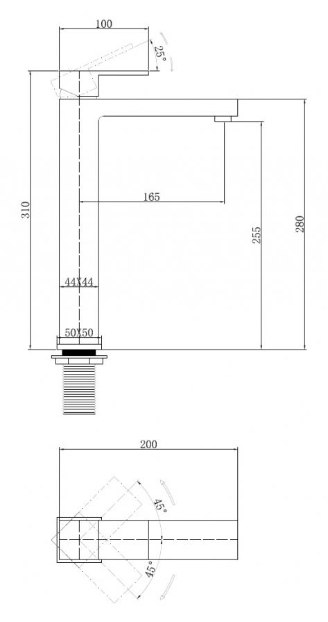 Смеситель для раковины Abber Daheim AF8211