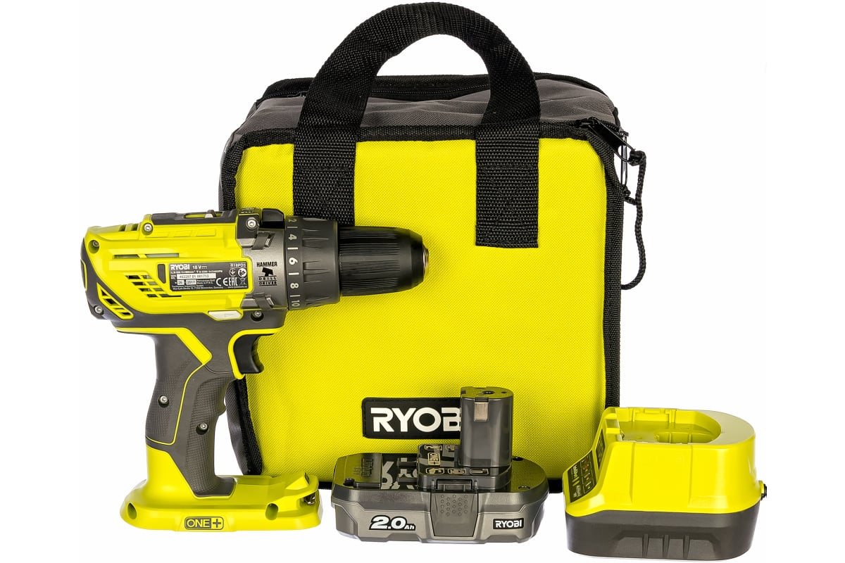 Ударная дрель-шуруповерт Ryobi ONE+ R18PD3-120S 5133003340