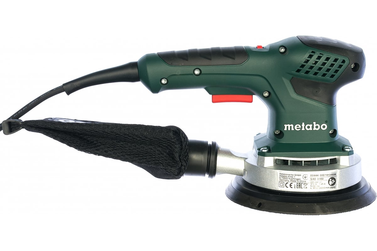 Эксцентриковая шлифмашина Metabo SXE 3150 600444000