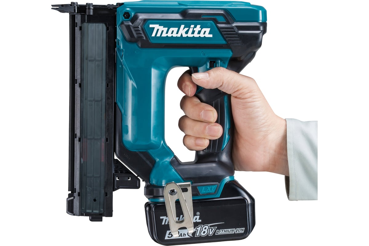 Аккумуляторный гвоздезабиватель Makita LXT DFN350ZJ